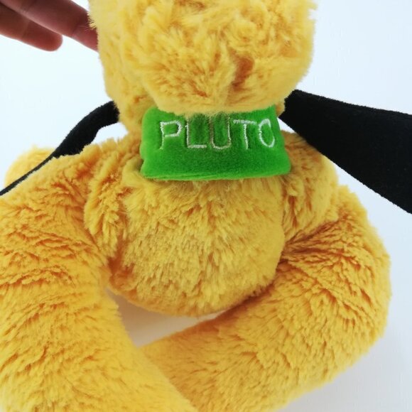 Disney Parks Pluto Stuffed Animal 14.5" Walt Disney Dog Puppy Collar Tongue Out - Picture 6 of 12
